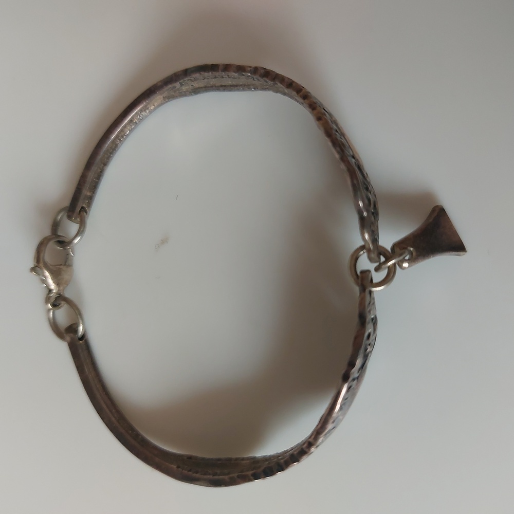 Plated Sterling Silver Spoon Bracelet